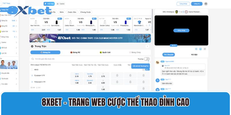 8XBET – Trang web cược thể thao đỉnh cao